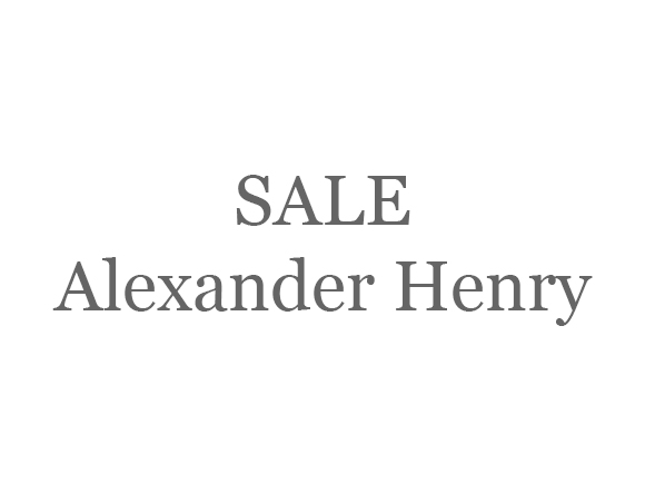 SALE - Alexander Henry